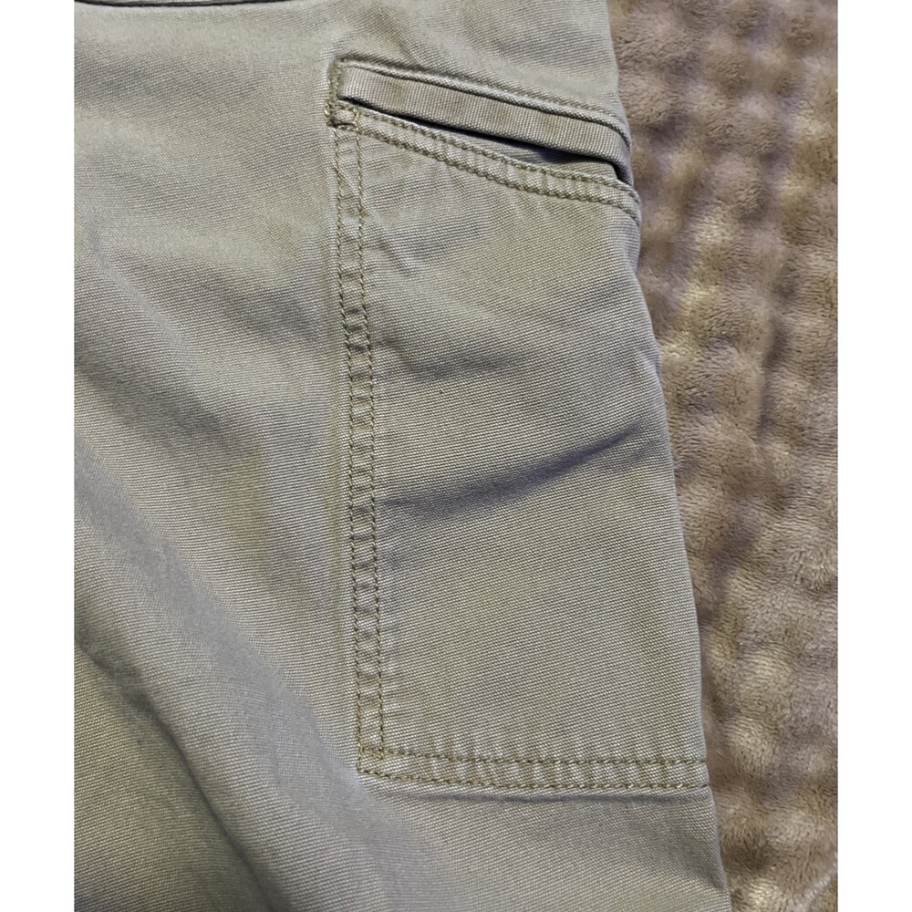 Carhartt Relaxed Fit Carpenter Pants Mens 38x32 Tan Canvas Distressed - Picture 4 of 14